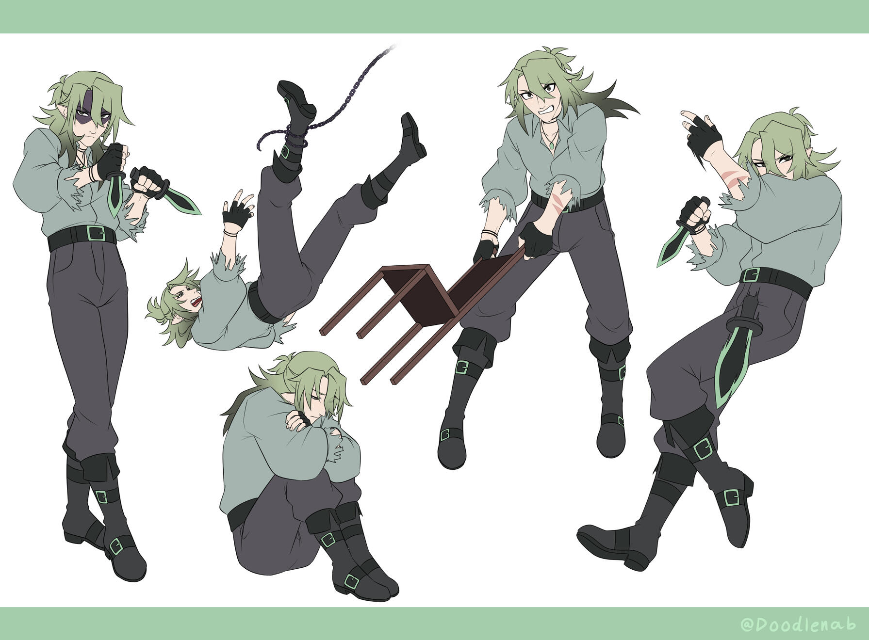 Gesture sheet example