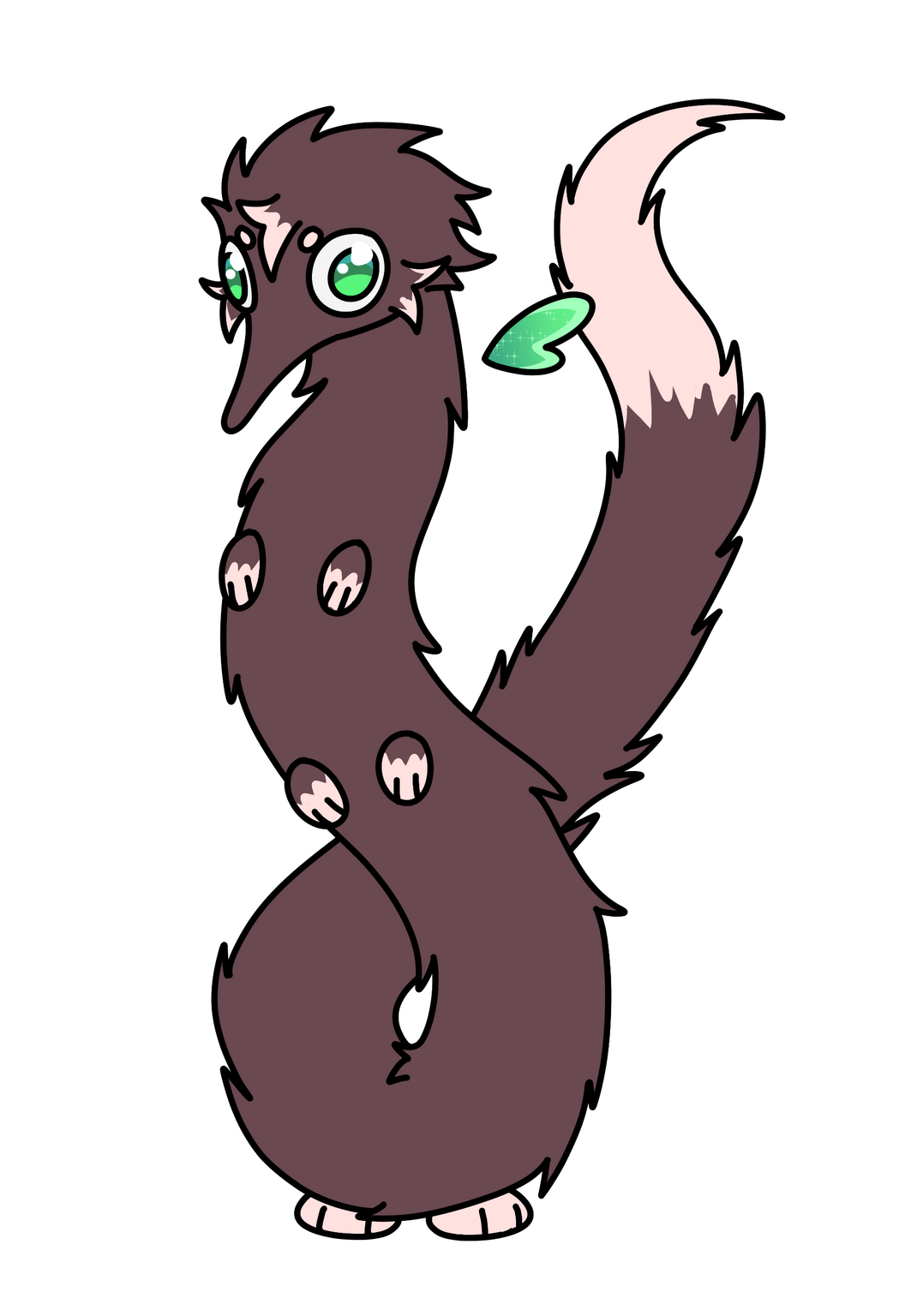 TBH creature Live2d art example