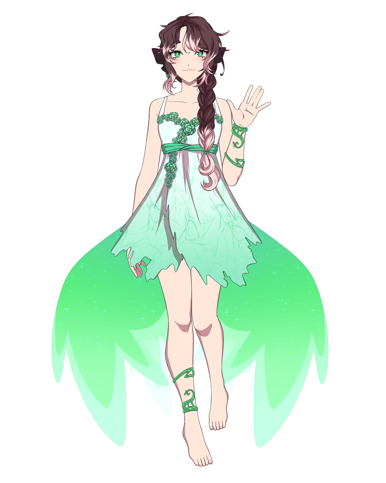 Normal style live2d model art example